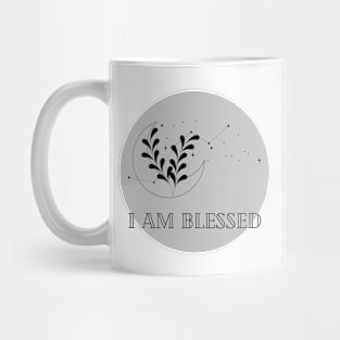 Affirmation Collection - I Am Blessed (Gray) Mug